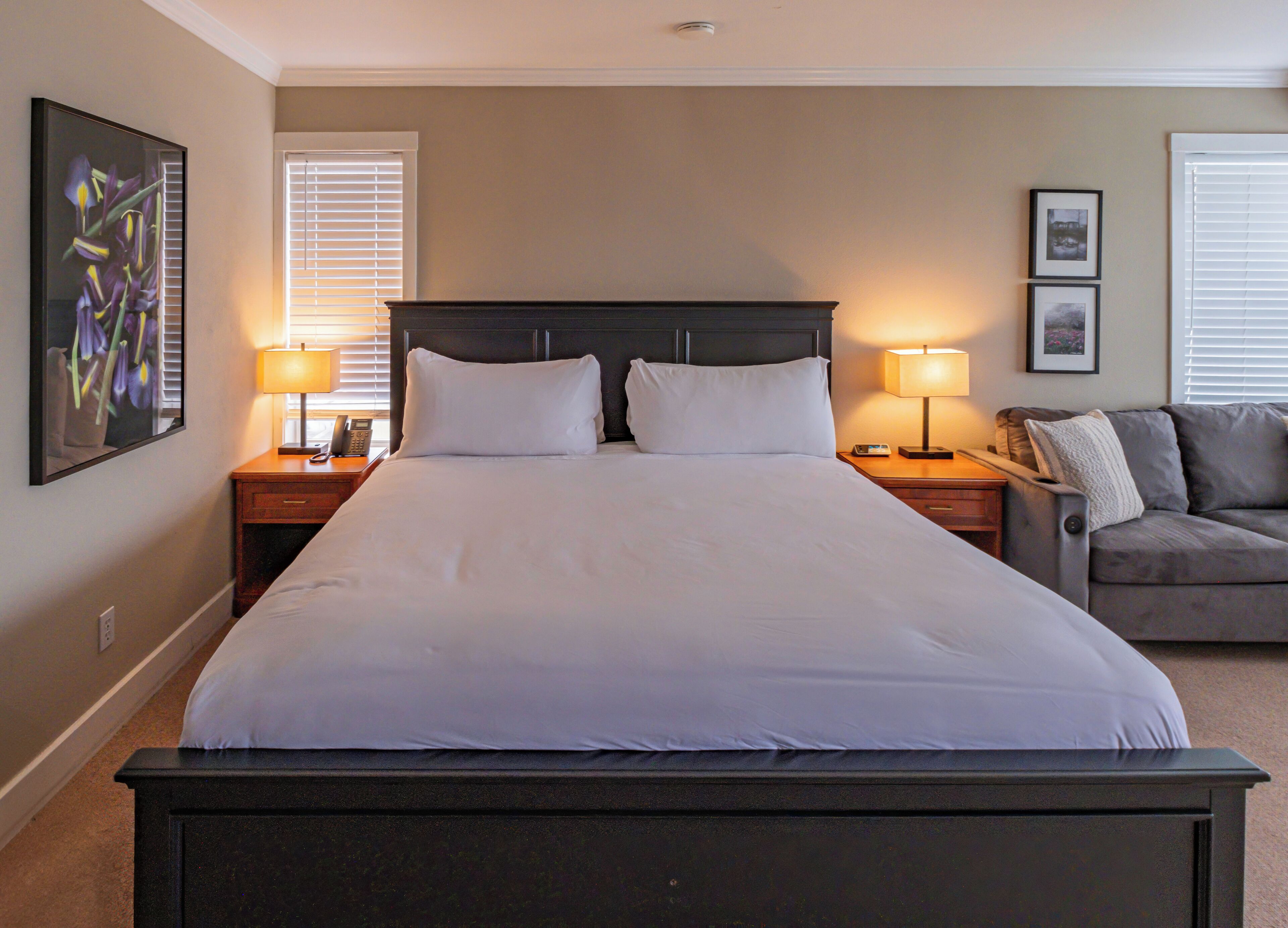 The Courtyard - Haystack King (Pet and child friendly) | Premium bedding, pillowtop beds, free WiFi, bed sheets