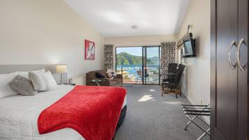 In-room safe, desk, blackout curtains, soundproofing