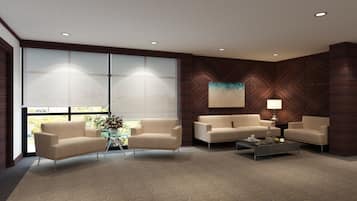 Sala de estar en el lobby
