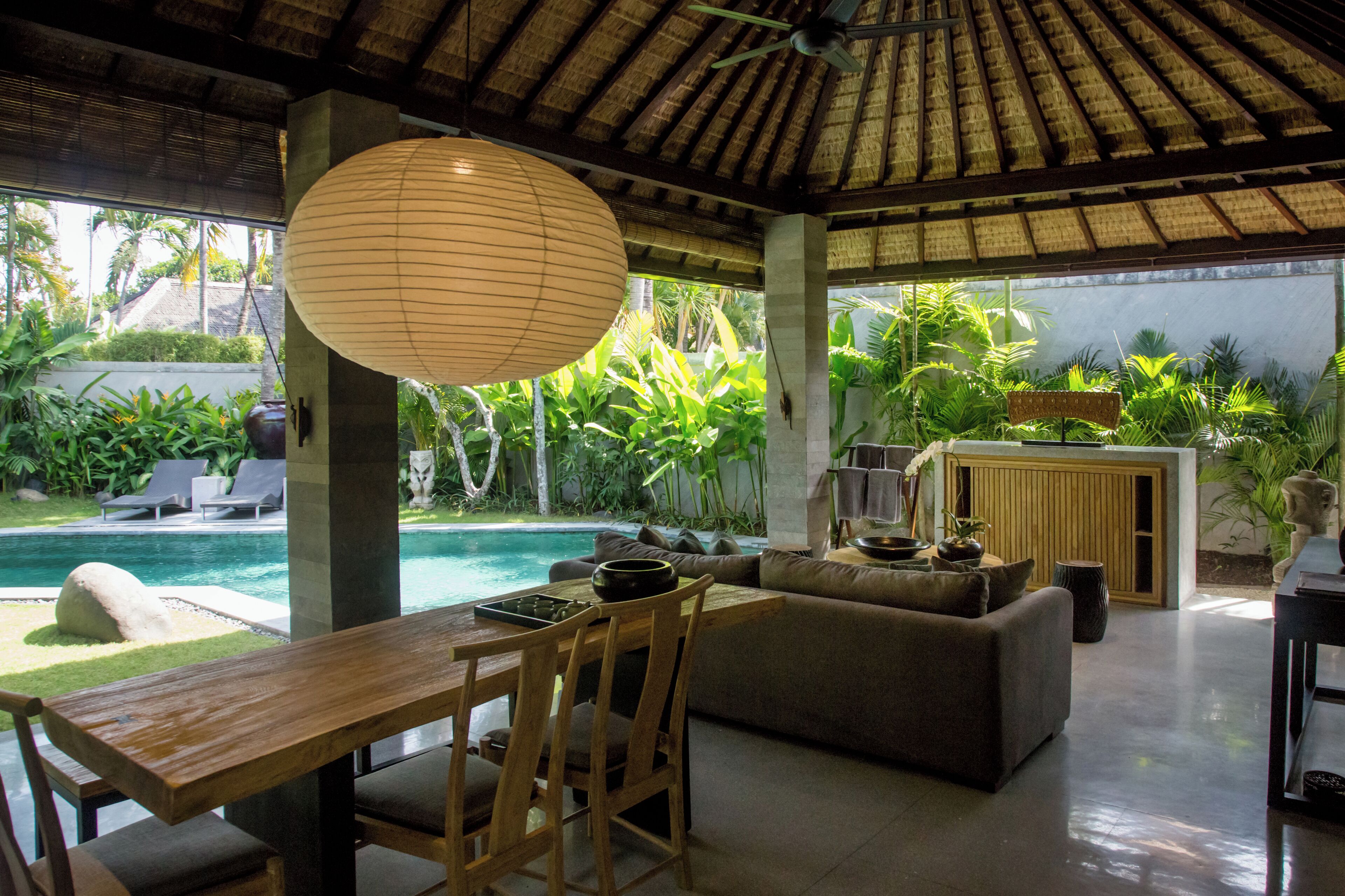 Villa, 3 Bedrooms, Private Pool | Living area | TV, DVD player, iPod dock