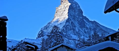 Blick auf die Berge