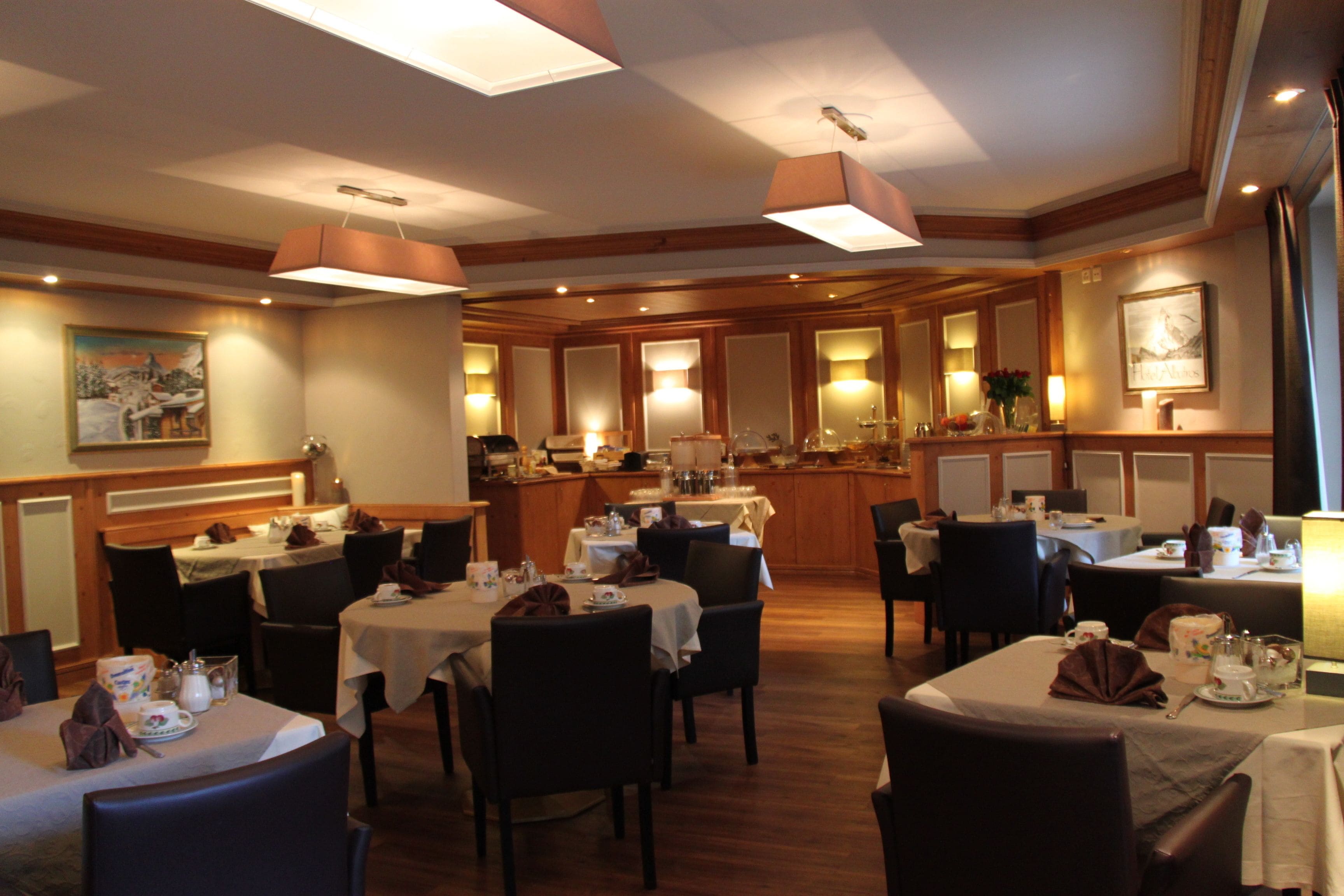 daily buffet breakfast (chf 30 per person)