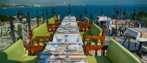 Espace banquet en plein air