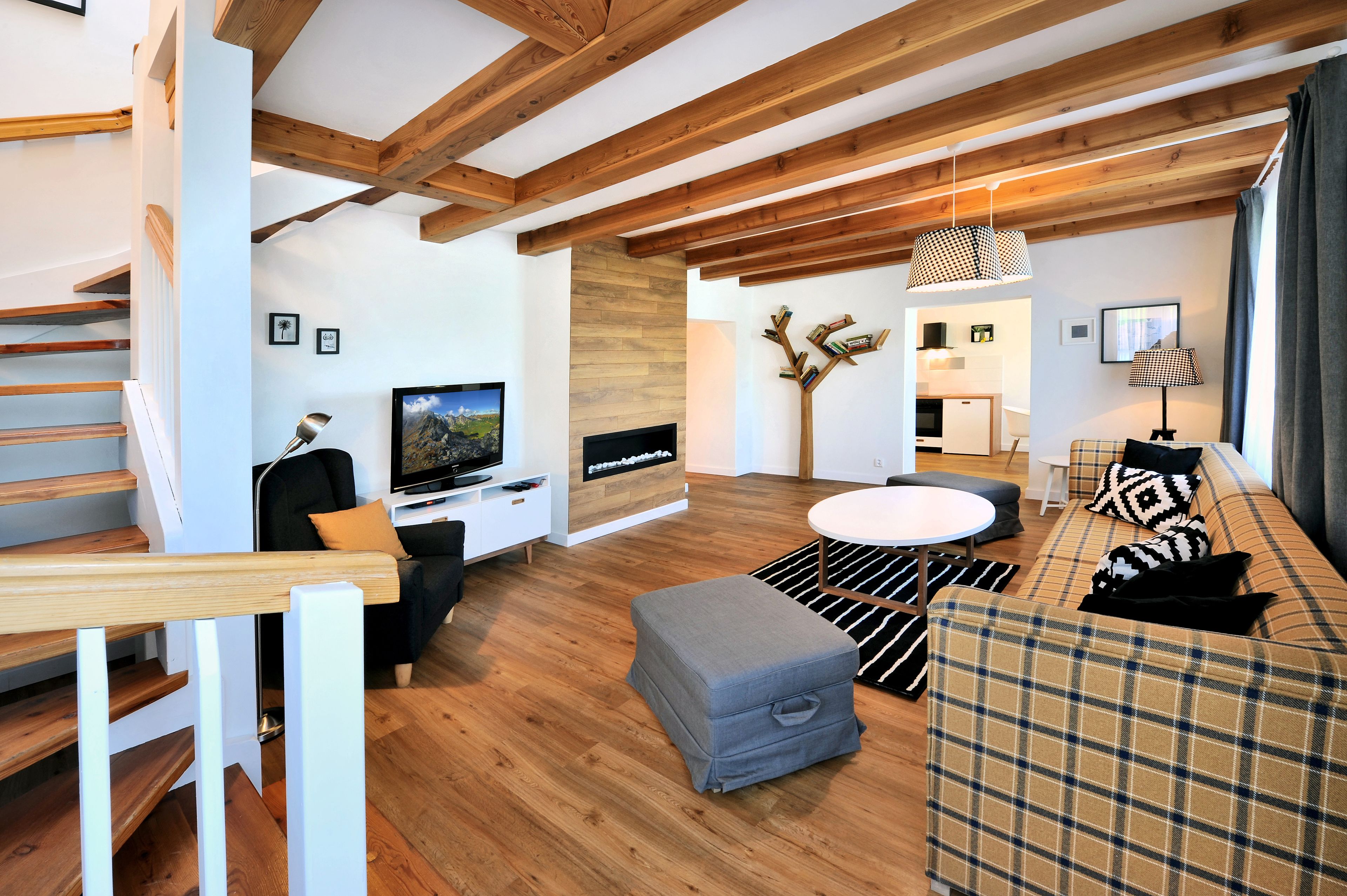 Apartamento de lujo, 4 habitaciones (8 Adults) | Escritorio, cunas (de pago), wifi gratis y ropa de cama