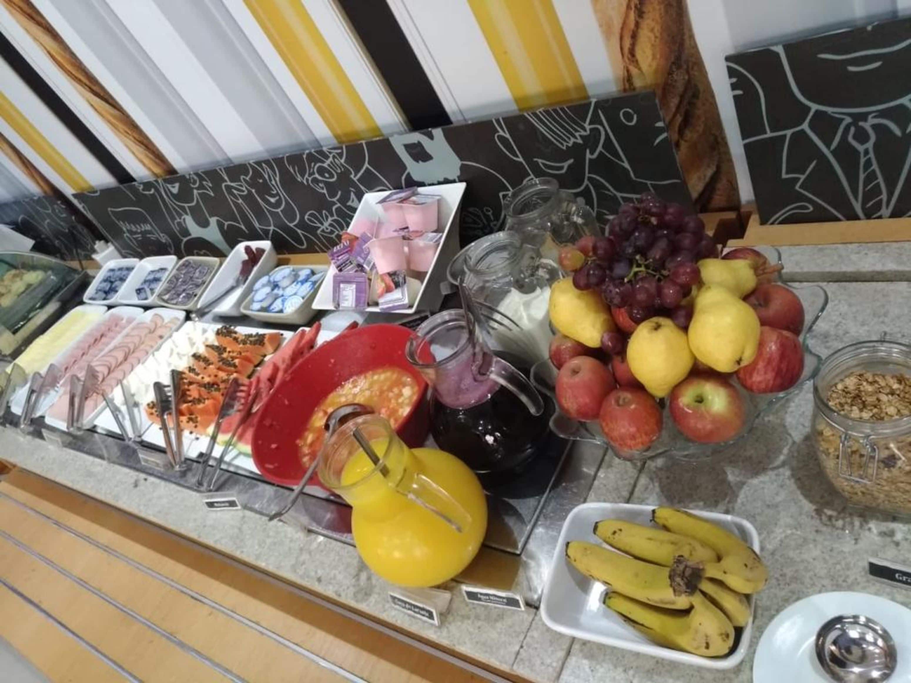 뷔페 아침 식사