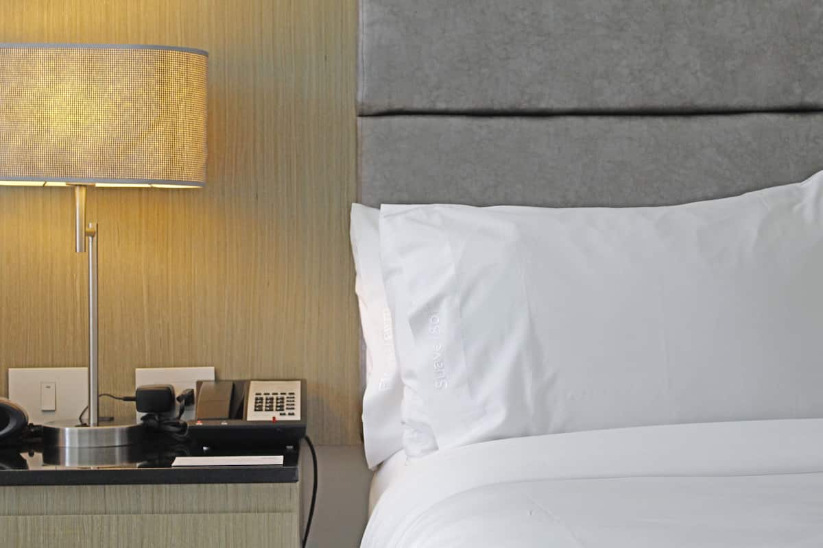 1 slaapkamer, luxe beddengoed, donzen dekbedden, een minibar