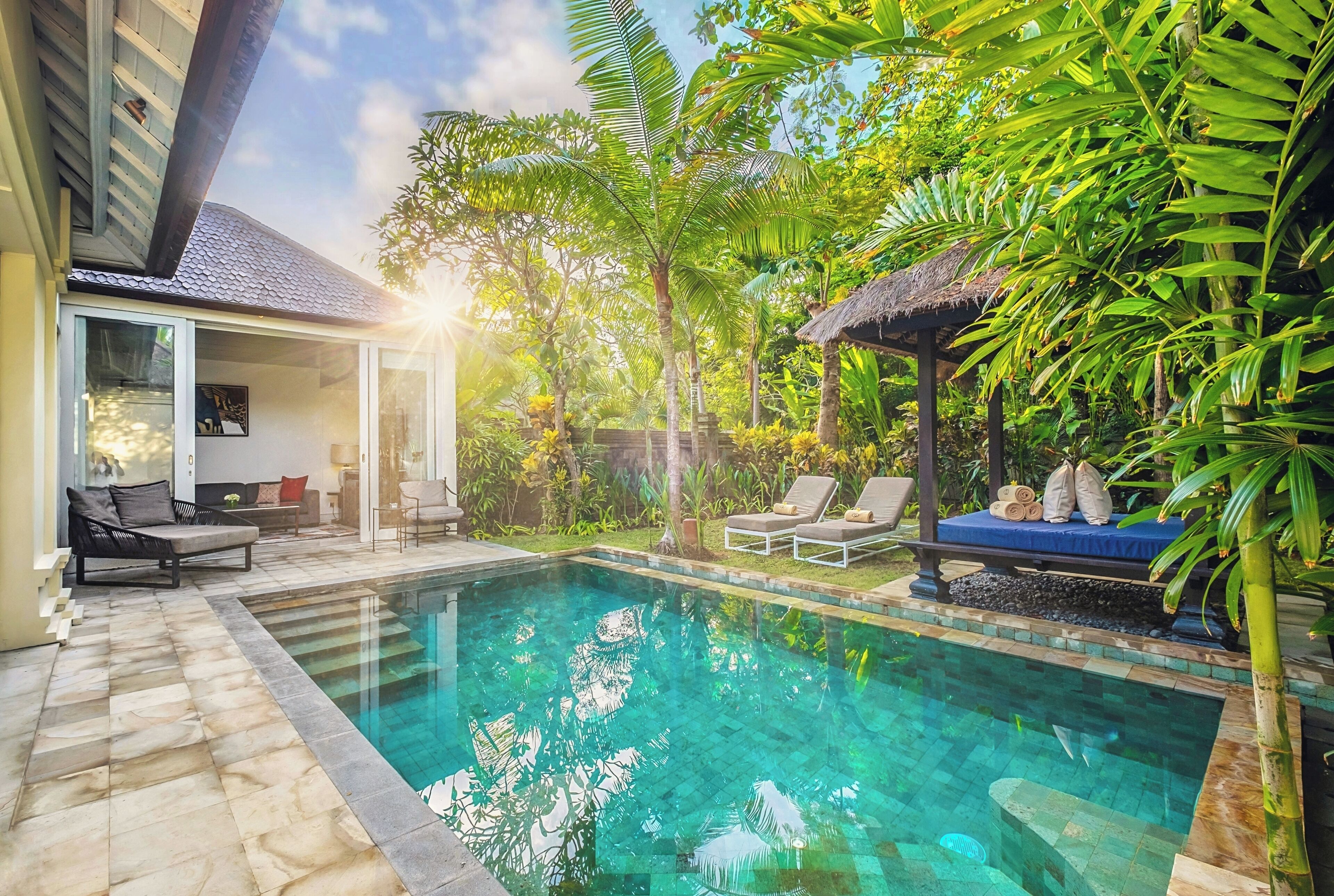 garden pool villa, 1 bedroom, club millesime access | view from room