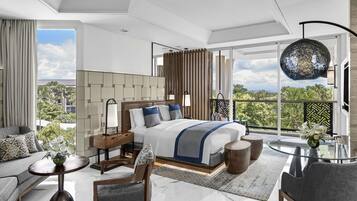 Premium bedding, down duvets, minibar, in-room safe