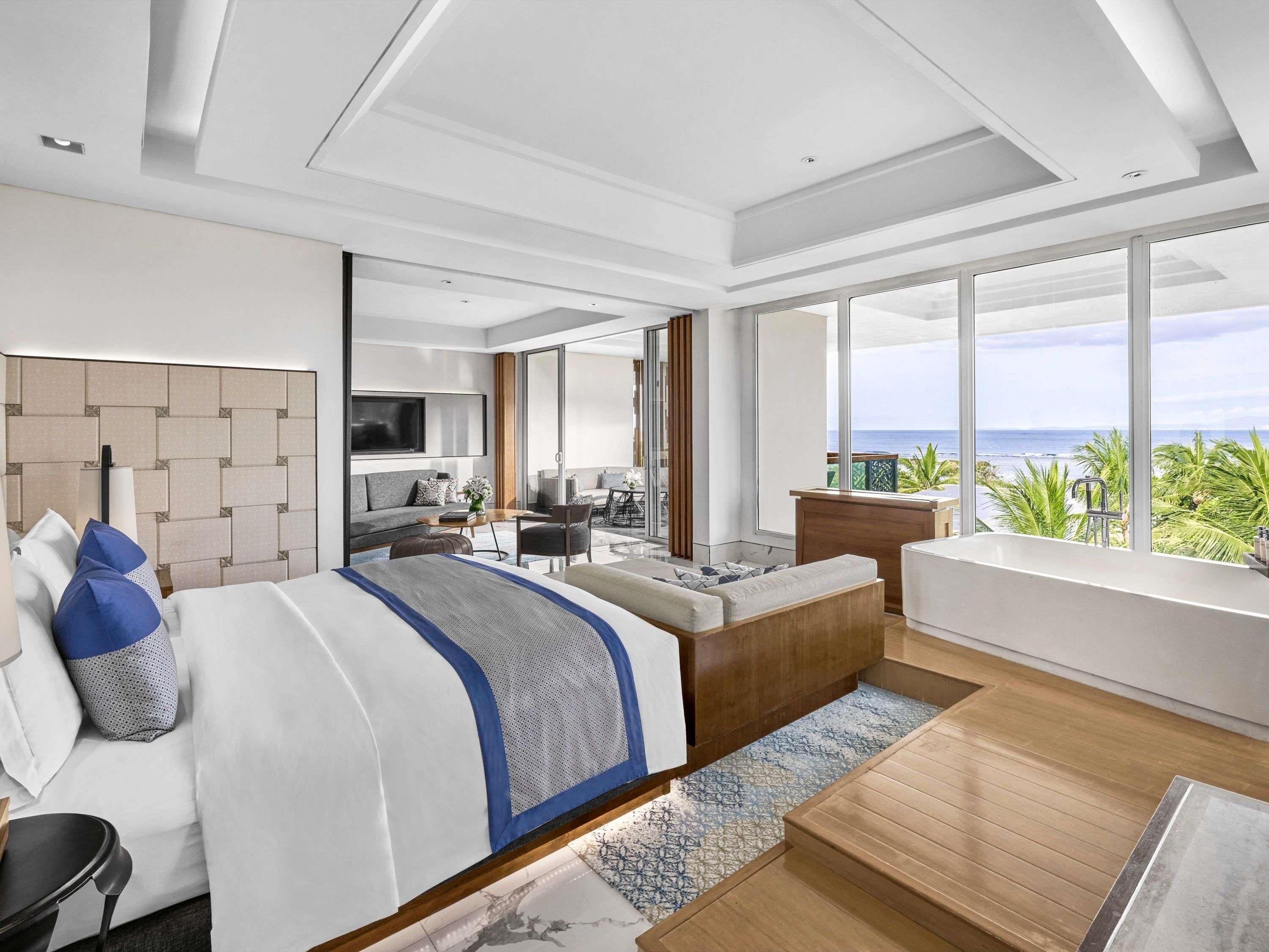Club Suite, 1 Katil Raja (King) (Prestige, Club Millésime Access) | Peralatan tempat tidur premium, gebar bulu kapas, bar mini 