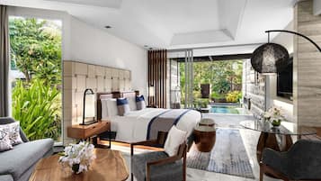 Luxury Room, 1 King Bed (Plunge Pool) | Premium bedding, down comforters, minibar, in-room safe