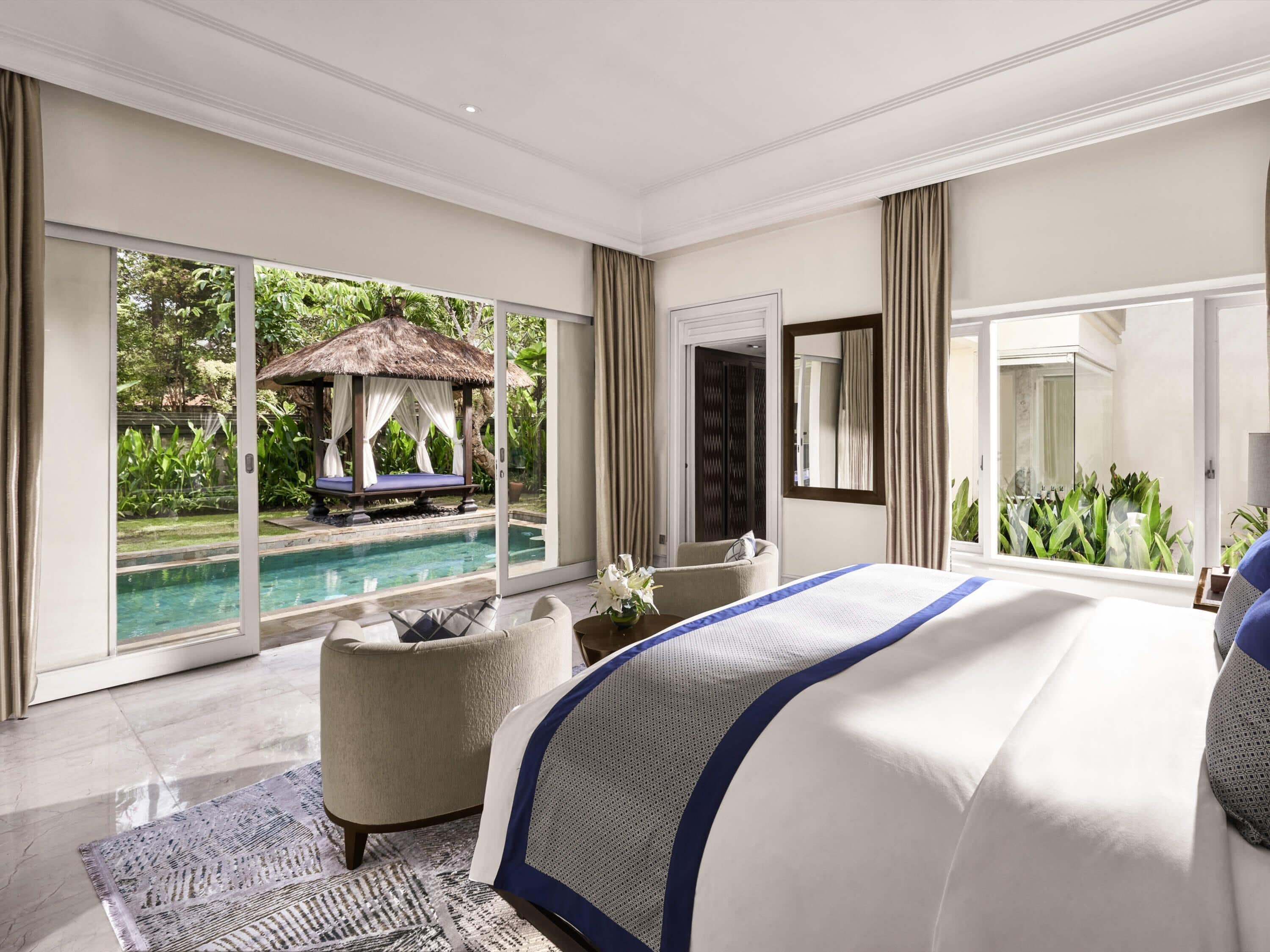 Garden Pool Villa, 1 Bedroom, Club Millesime Access | Premium bedding, down comforters, minibar, in-room safe