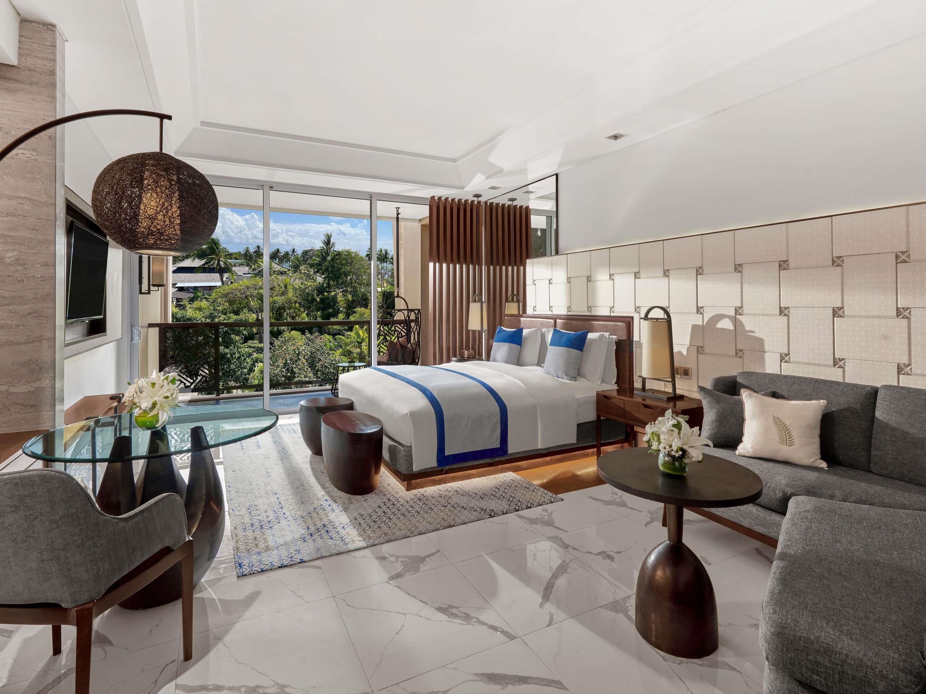 Luxury Room, 1 Katil Raja (King) | Peralatan tempat tidur premium, gebar bulu kapas, bar mini 