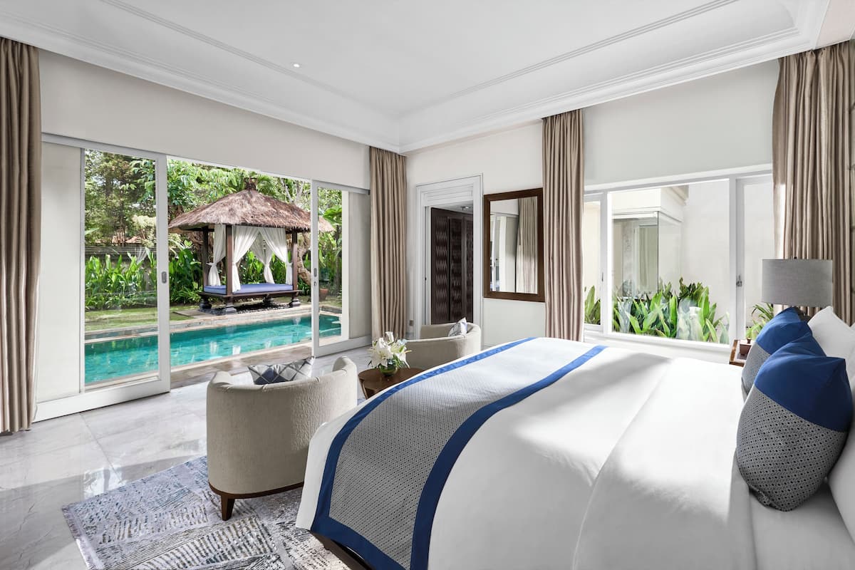 Villa, 1 habitación | Ropa de cama de alta calidad, edredón y minibar