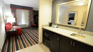 39-inch flat-screen TV with cable channels, TV, pay films