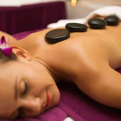 Sauna, steam room, body treatments, aromatherapy, hot stone massages