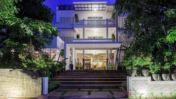 Front of property – evening/night