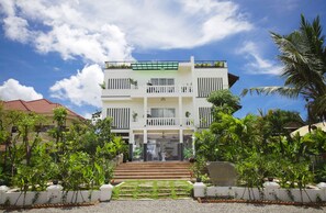 Fassade der Unterkunft