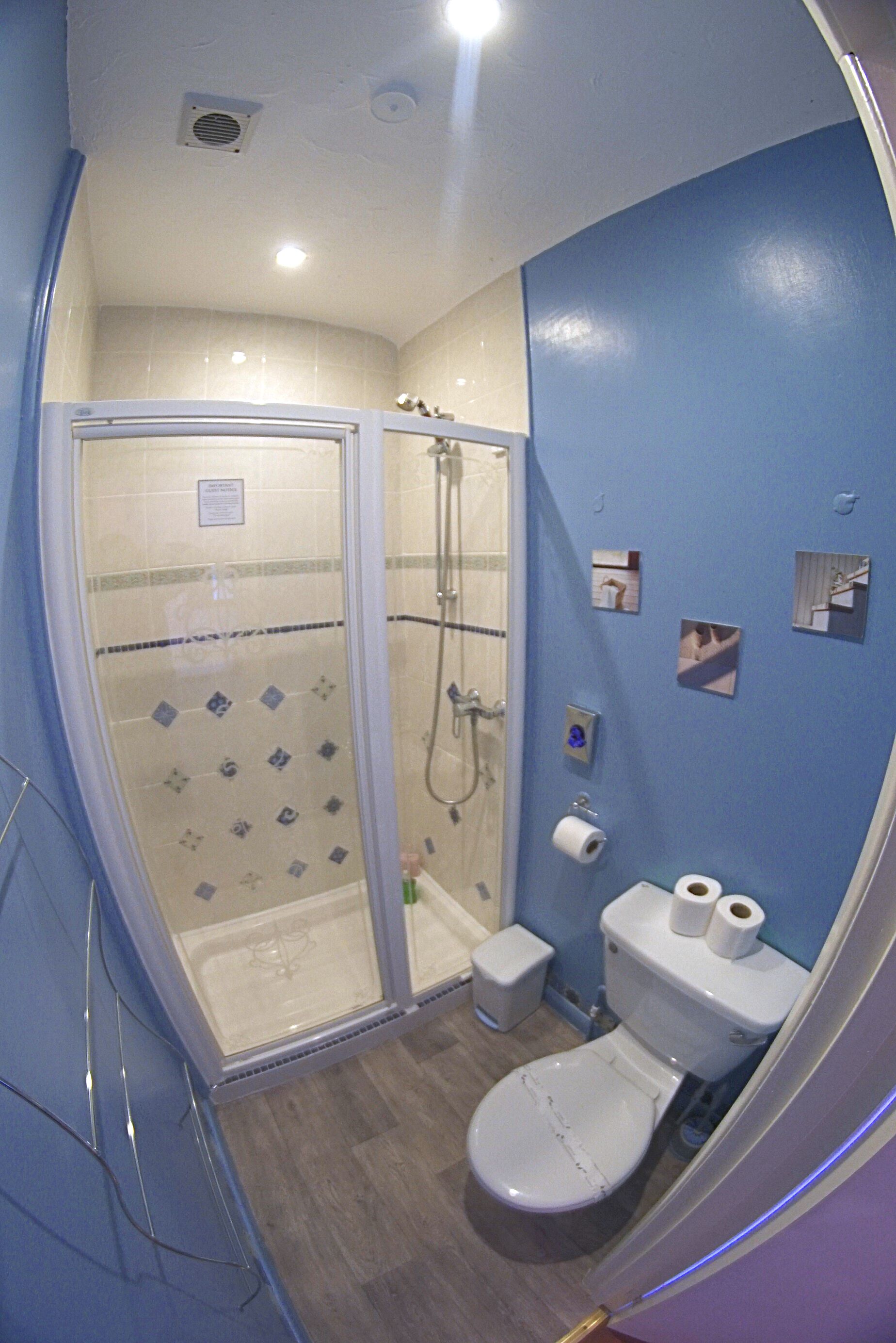 deluxe double room, ensuite | bathroom