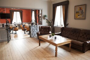 Sitteområde i lobbyen