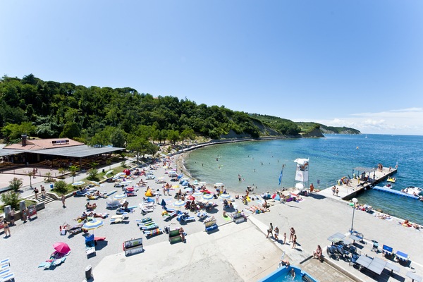 Private beach