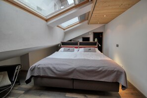 2 dormitorios, ropa de cama de alta calidad, cortinas opacas