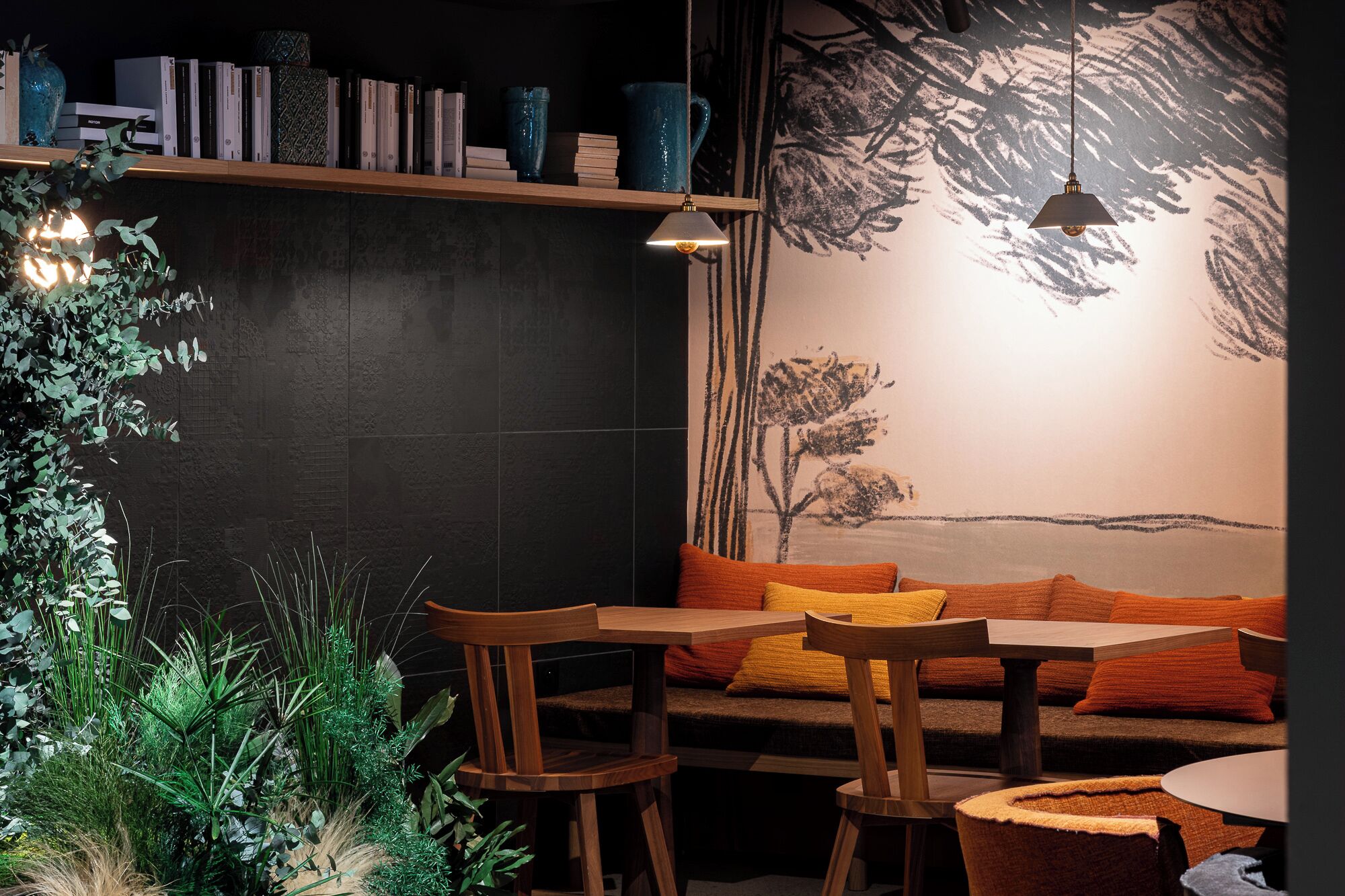 Coin salon dans le hall