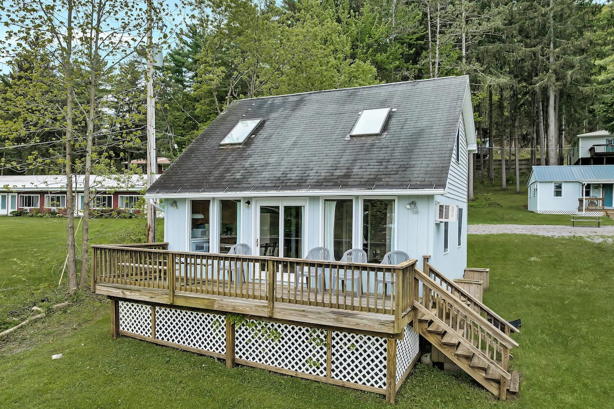 Cottage, 3 chambres, cuisine, vue partielle sur le lac (Cottage I) | Terrasse/Patio