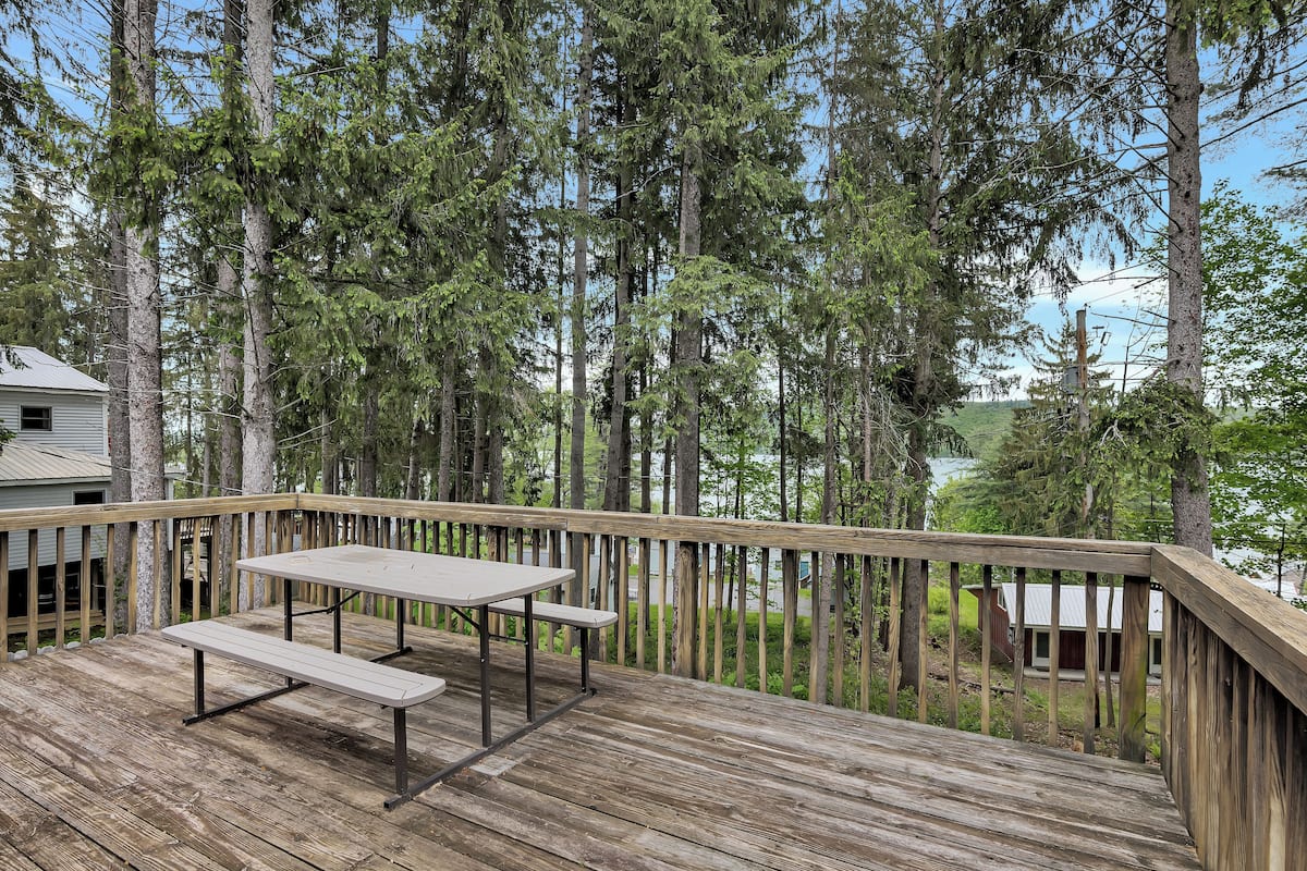 Cottage, 3 chambres, cuisine, vue partielle sur le lac (House 28) | Terrasse/Patio