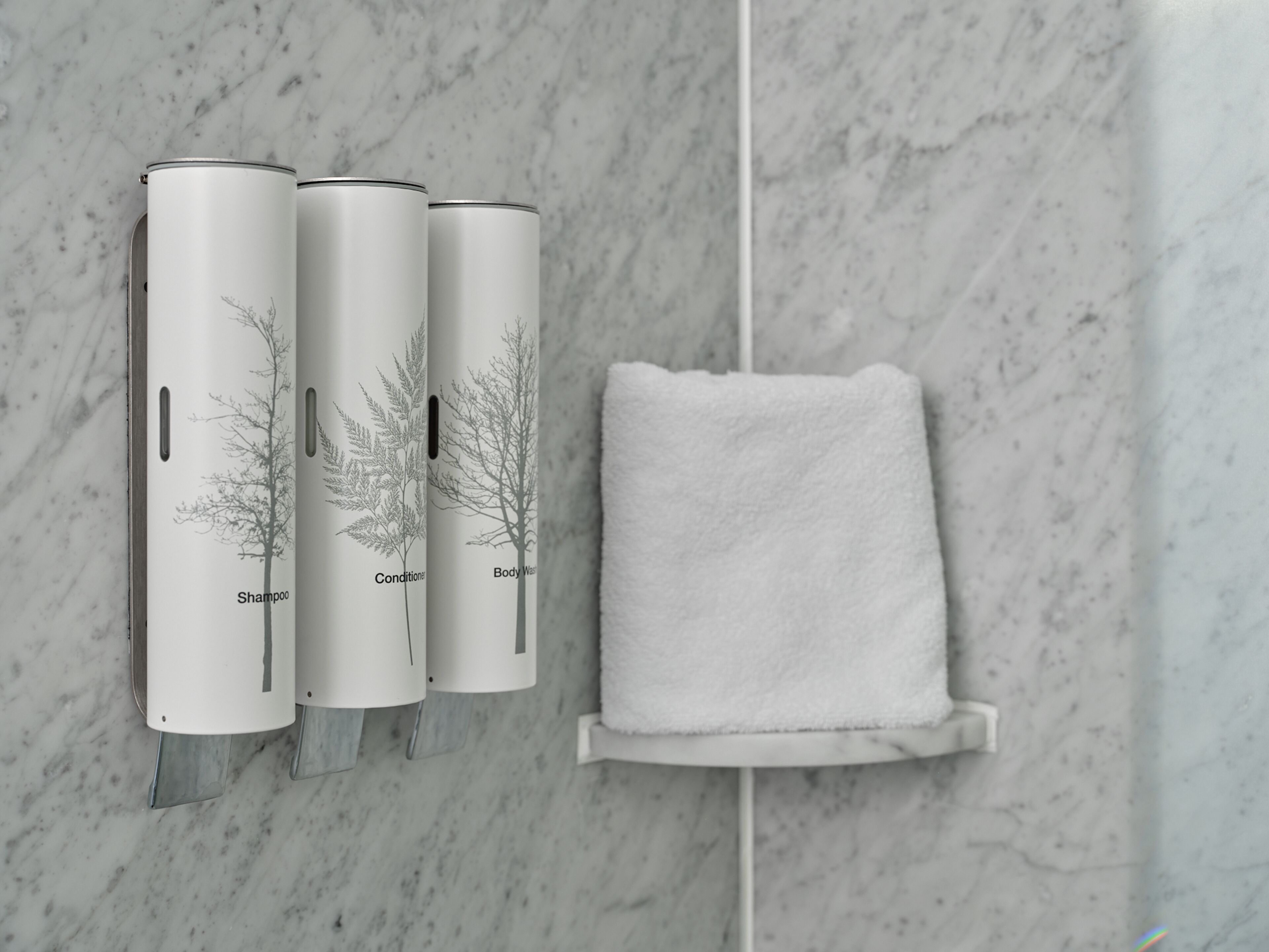 free toiletries, hair dryer, bathrobes, slippers