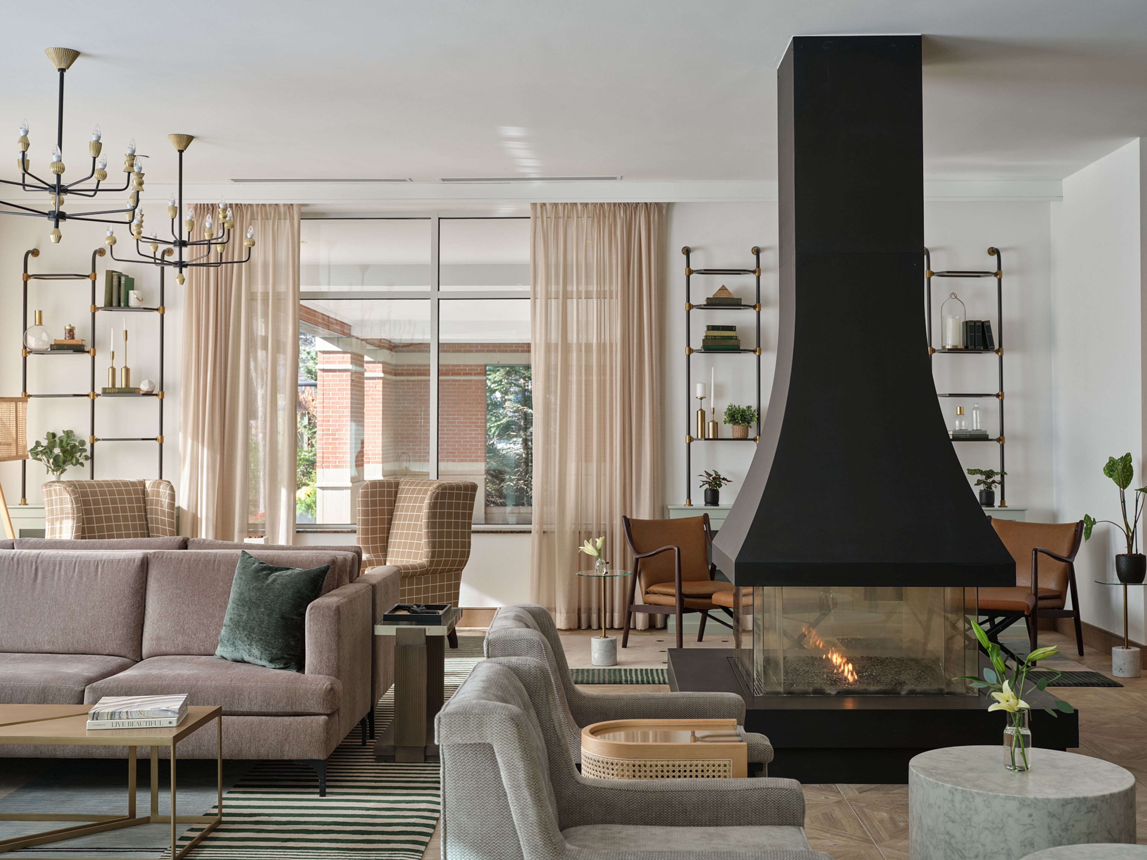 Coin salon dans le hall