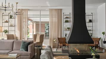 Sala de estar en el lobby