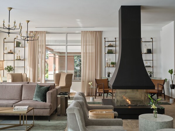 Sala de estar en el lobby