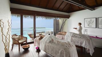 Soins corporels, massages aux pierres chaudes