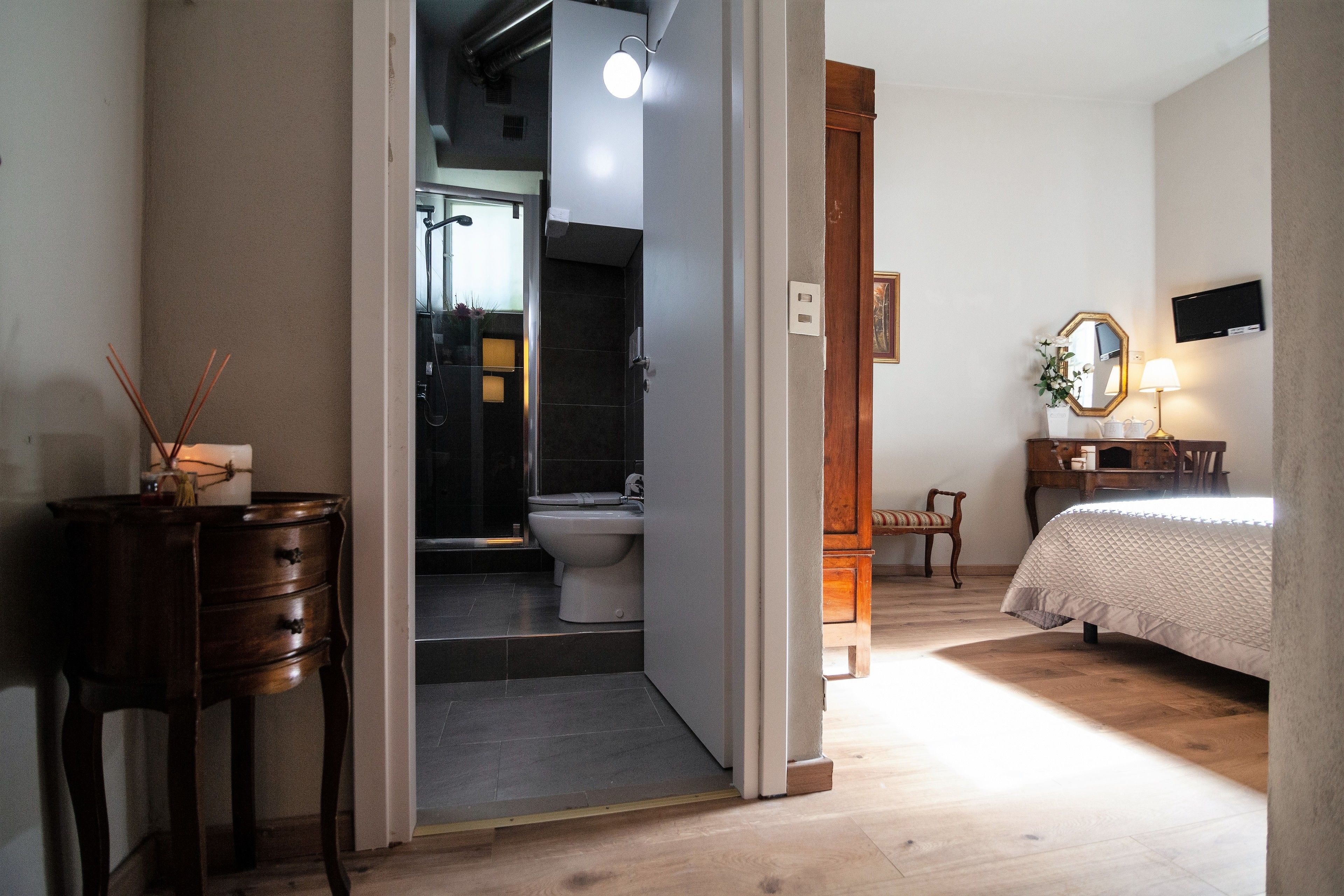 Doppelzimmer, Gartenblick, Erdgeschoss | Verdunkelungsvorhänge, Bettwäsche