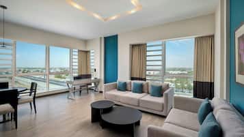 42-inch flat-screen TV with cable channels, TV, offices