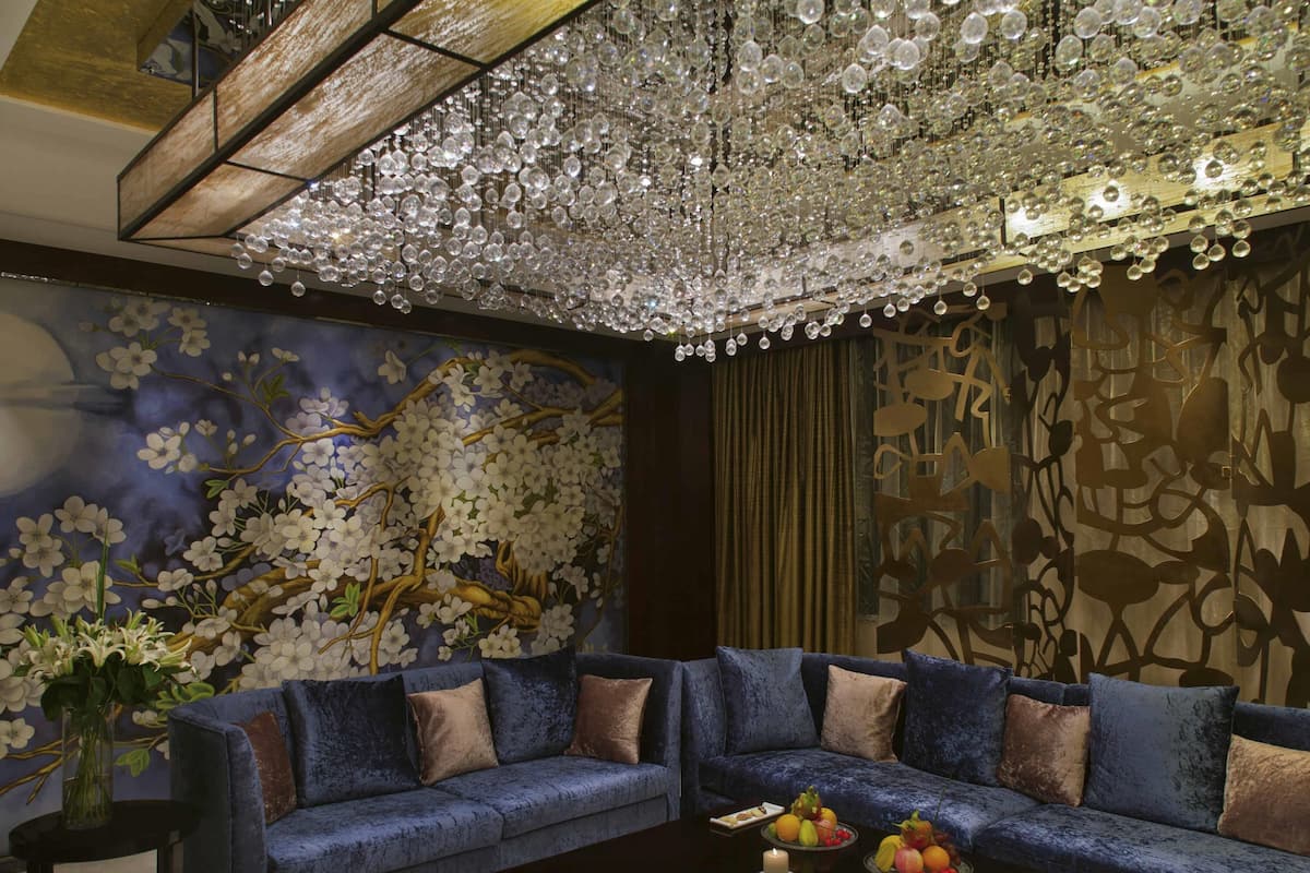 Presidential-sviitti, esteetön | Ylelliset vuodevaatteet, untuvapeitot, pillowtop-patjalliset sängyt