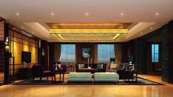 43-inch TV with satellite channels