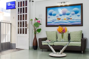 Sitteområde i lobbyen