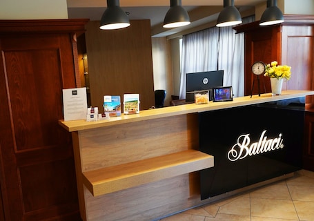 Reception. Hotel Baltaci U Náhonu