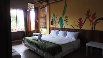 Chambre Double Supérieure, 1 trÚs grand lit, vue montagne