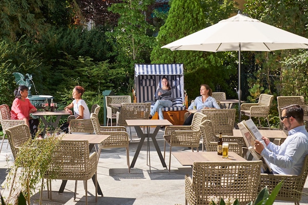 Blick von der Unterkunft