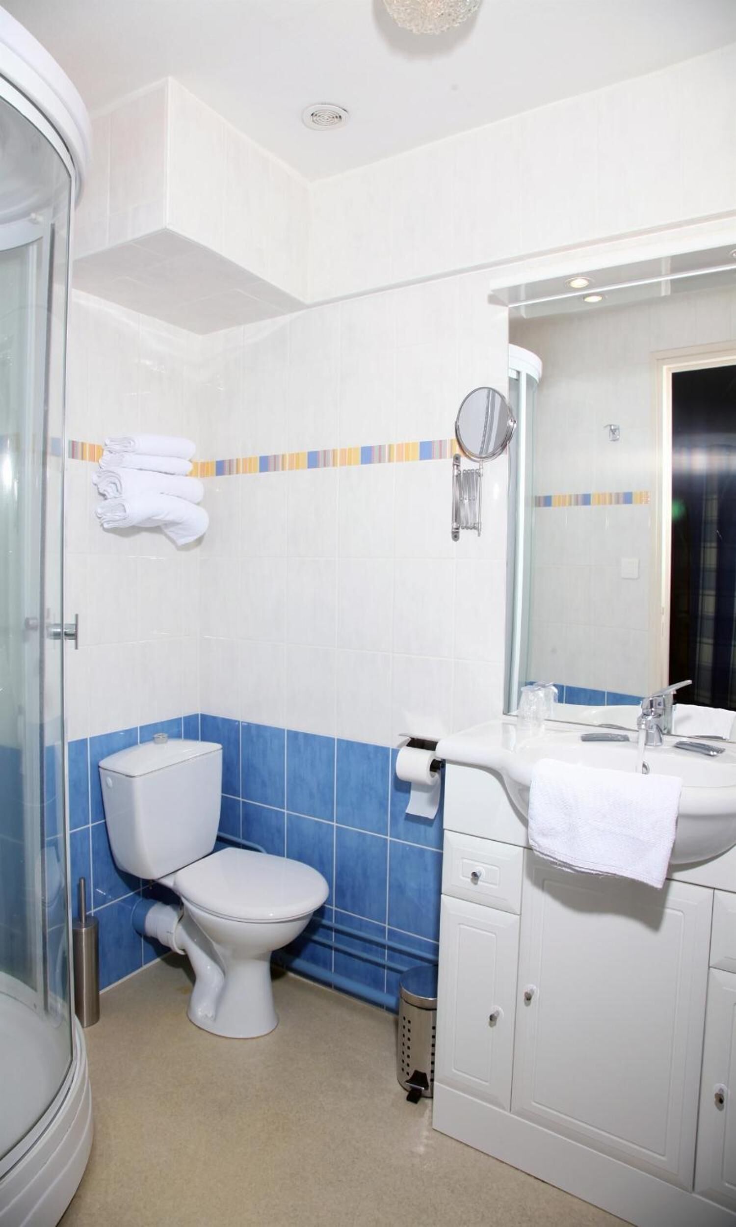 Gratis toiletartikelen, een haardroger