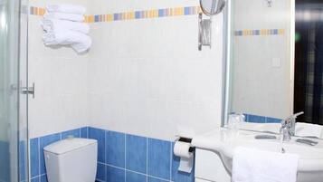 Gratis toiletartikelen, een haardroger