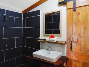 Douche, serviettes fournies