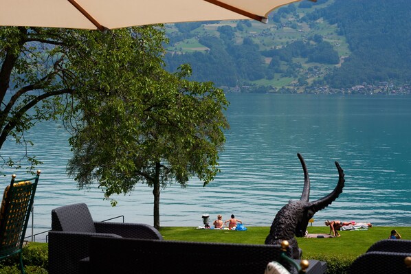 Blick von der Unterkunft