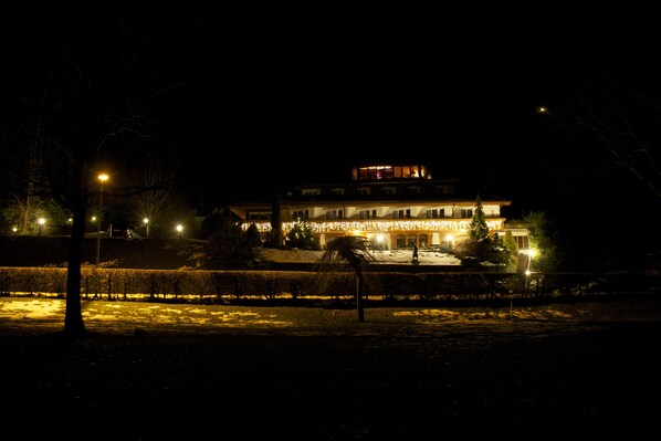 Front of property - evening/night