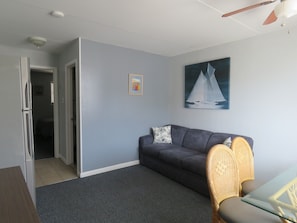 Family Suite, 1 Bedroom, Ocean View | Living area - Granada Ocean Resort (Wildwood Crest)