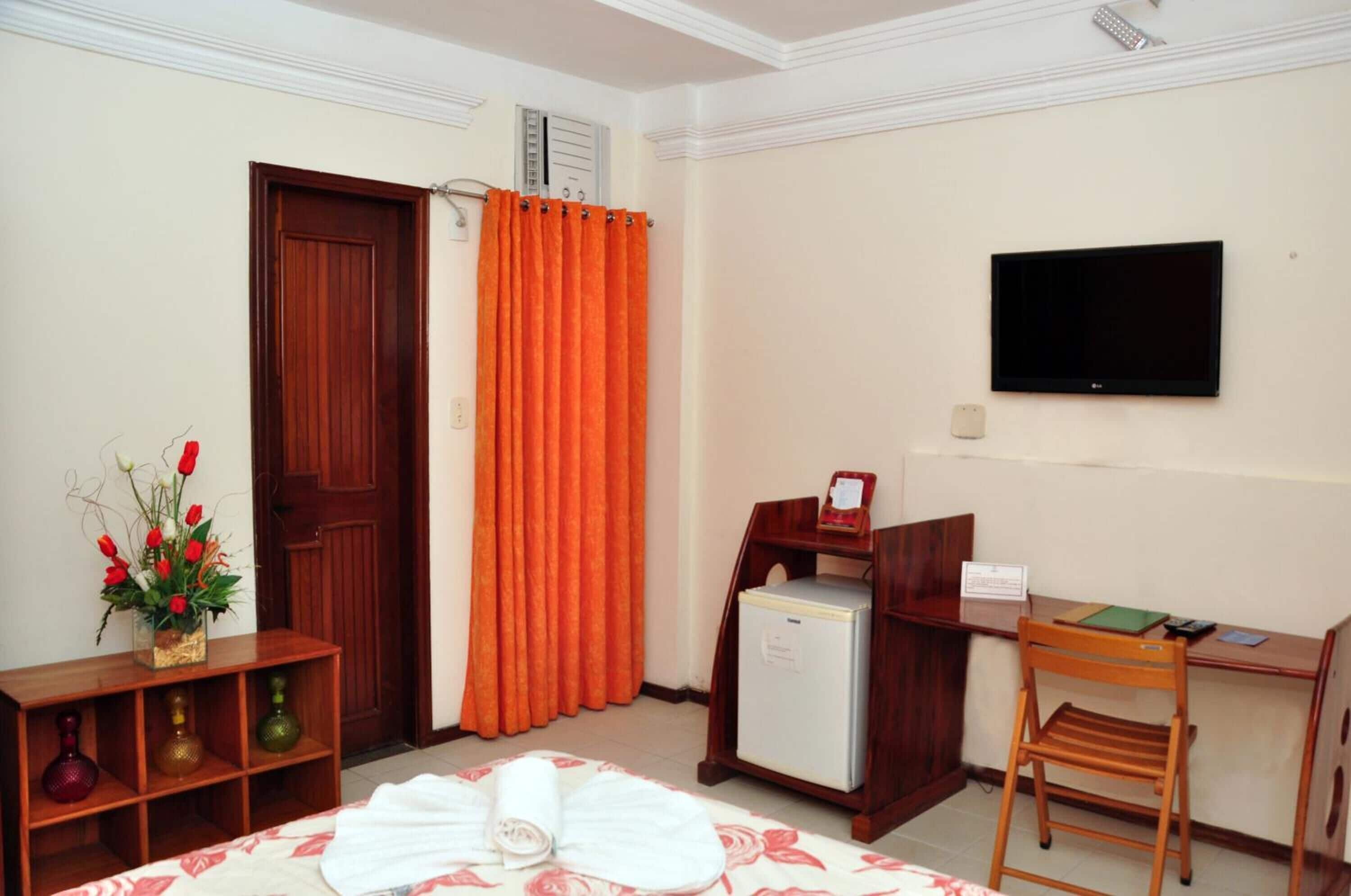 blackout curtains, iron/ironing board, free wifi