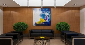 Sitteområde i lobbyen