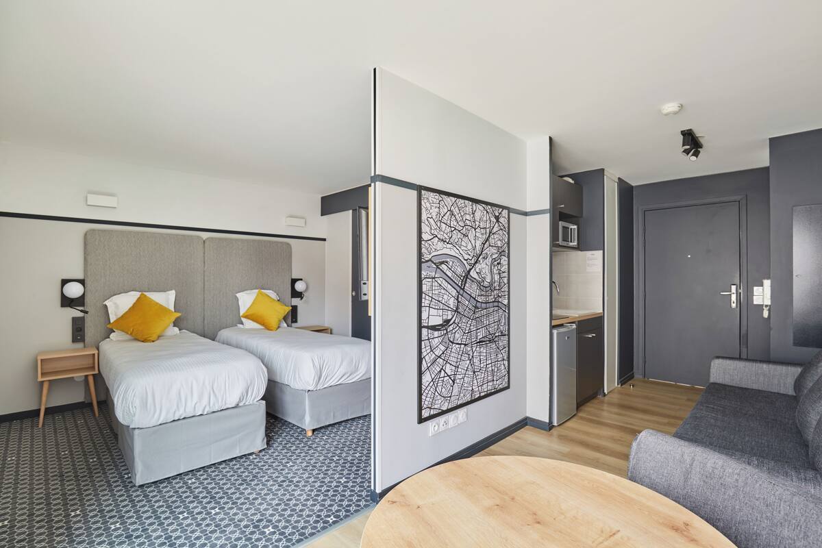 Chambres insonorisées, lits bébé (gratuits), Wi-Fi gratuit